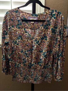 Anthropologie - MAEVE, Women’s BlouseTeal, Sz Large